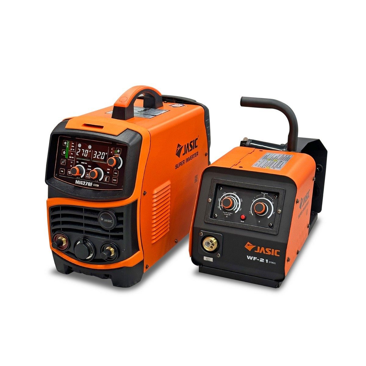 JASIC เครื่องเชื่อม MIG 60-270A (13-32V) ไฟ 3 เฟส 380 โวลต์ รุ่น MIG270FN253 มีระบบ MMA และ Lift TIG ระบบเช็คแก๊สและเช็คลวด ระบบป้องกัน IP21