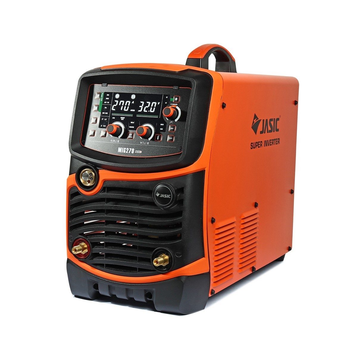 JASIC (เจสิค) เครื่องเชื่อม MIG, MMA, Lift TIG รุ่น MIG270N248II แรงดันไฟ 3 เฟส 380 โวลต์ ระบบเช็คแก๊สและเช็คลวด ระบบป้องกัน IP21S