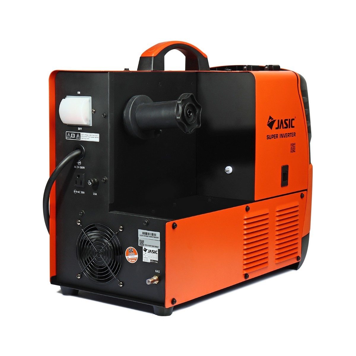 JASIC (เจสิค) เครื่องเชื่อม MIG, MMA, Lift TIG รุ่น MIG270N248II แรงดันไฟ 3 เฟส 380 โวลต์ ระบบเช็คแก๊สและเช็คลวด ระบบป้องกัน IP21S