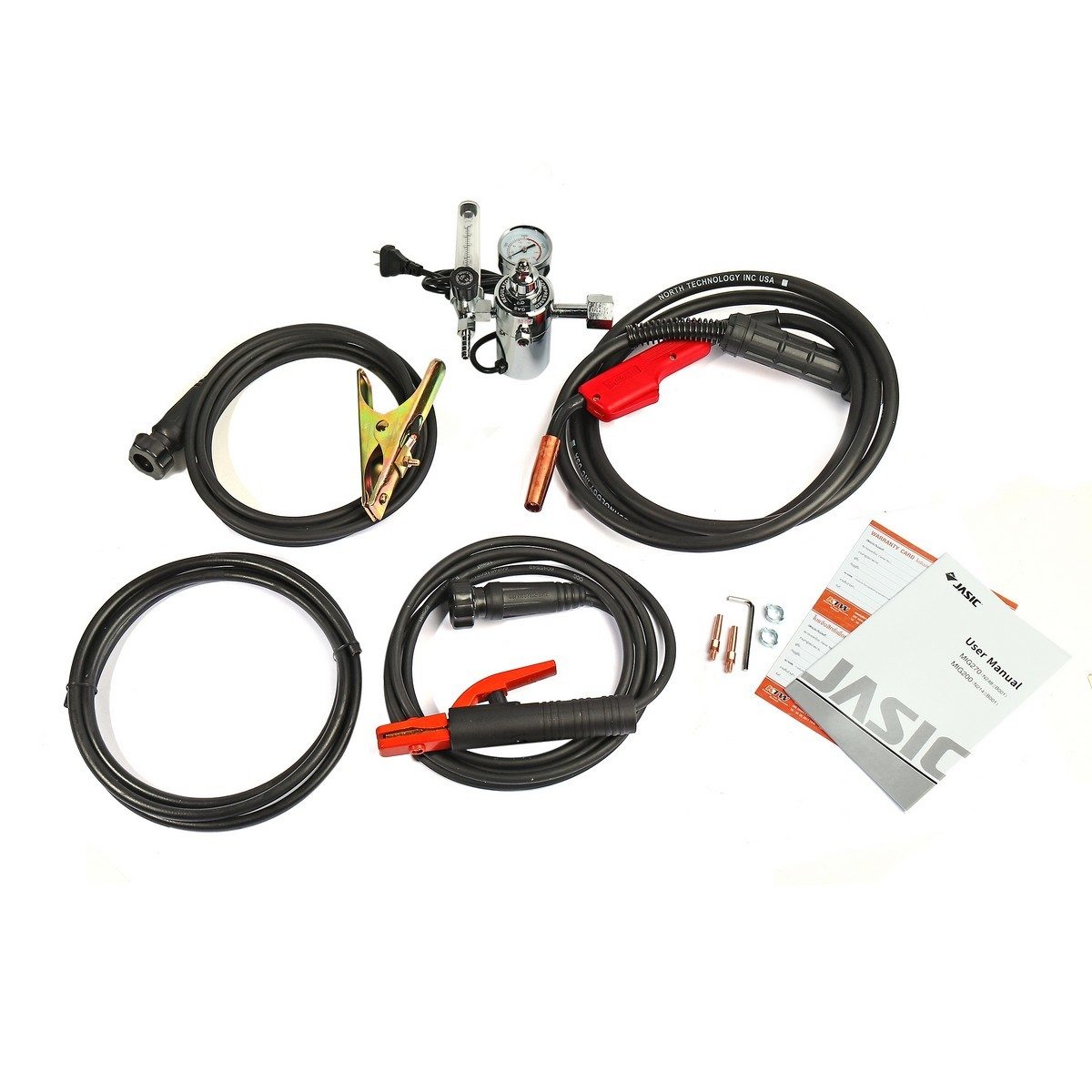 JASIC (เจสิค) เครื่องเชื่อม MIG, MMA, Lift TIG รุ่น MIG270N248II แรงดันไฟ 3 เฟส 380 โวลต์ ระบบเช็คแก๊สและเช็คลวด ระบบป้องกัน IP21S