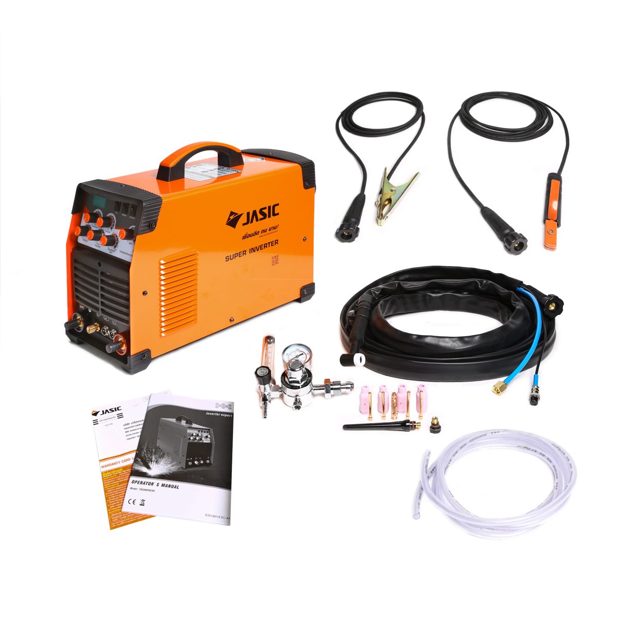 JASIC เครื่องเชื่อม TIG/MMA 200/160 แอมป์ รุ่น TIG200PACDC(E20101) ระบบ AC/DC แรงดันไฟ 1 เฟส 220 โวลต์ ระดับป้องกัน IP21S (เจสิค)