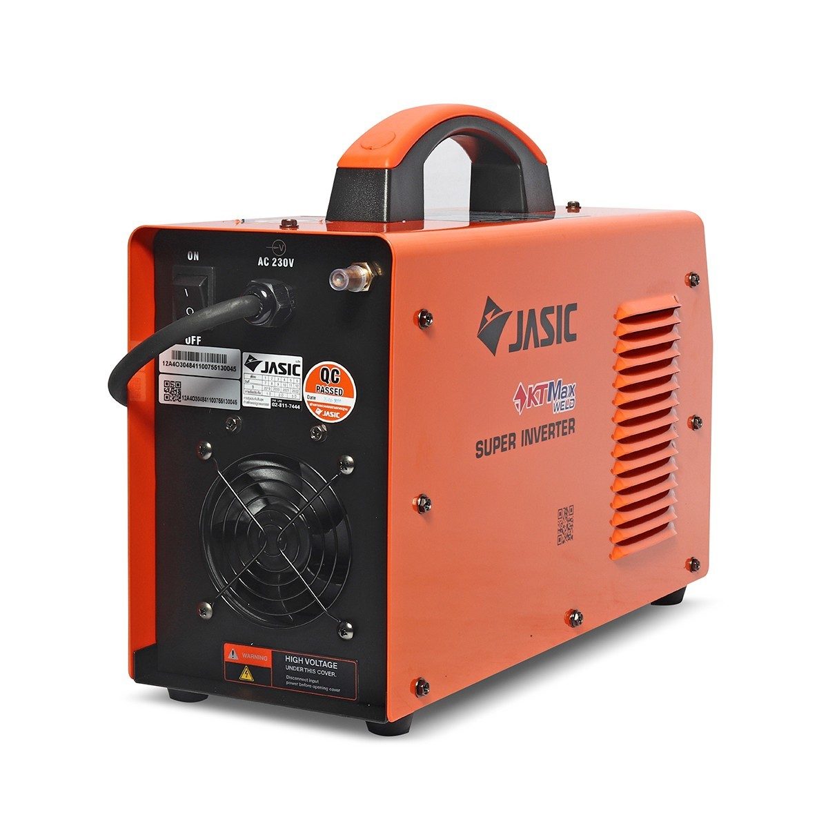 เครื่องเชื่อมทิก (TIG) เจสิค (JASIC) รุ่น TIG200S-7 กระแสไฟเชื่อม 200 แอม์ ไฟ 1 เฟส 220 โวลต์ ความหนาของชิ้นงานเชื่อม 0.3 - 8.0 มม. รับประกั