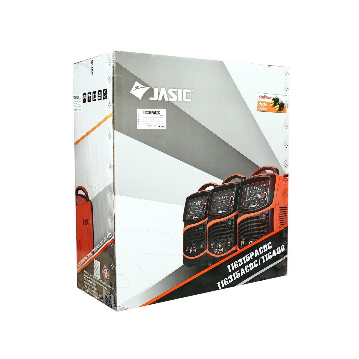 JASIC (เจสิค) เครื่องเชื่อม AC/DC/TIG รุ่น TIG315PACDCE203 แรงดันไฟ 3 เฟส 380 โวลต์