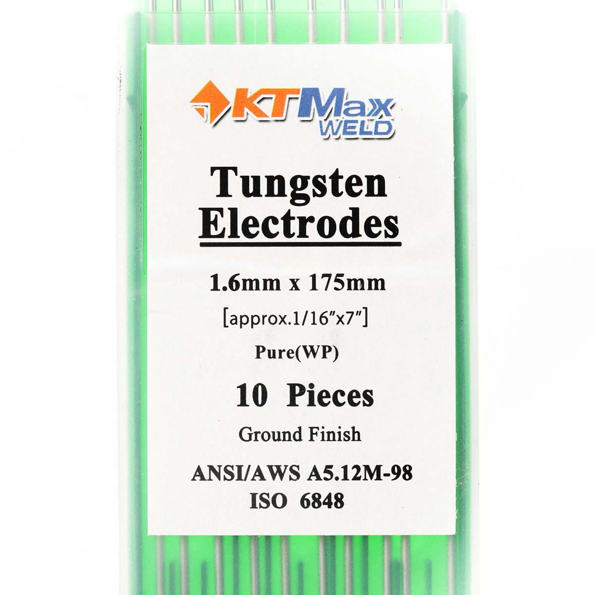 ลวดทังสเตนสีเขียว (WP) 1.6MM(10PCS/1PAC)