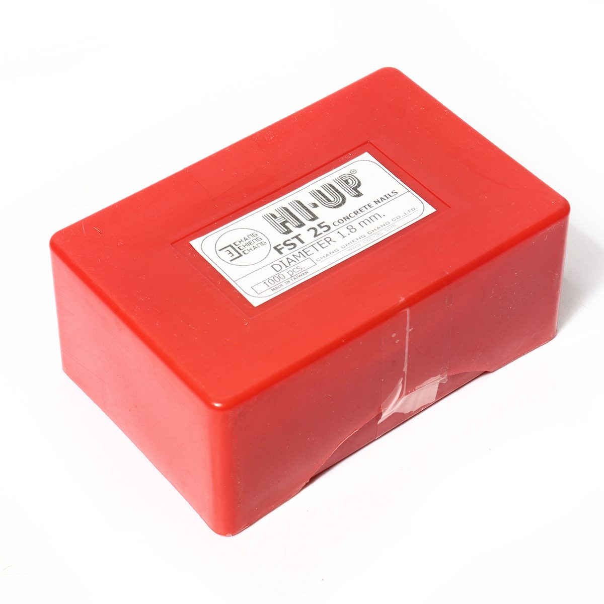 HI-UP ตะปูยิงคอนกรีตหัวเหล็ก 1.8 มม. รุ่น FST-25 ใช้กับแม็กยิงตะปู รุ่น FF1.8/50 บรรจุ 1,000 ตัว/กล่อง (ไฮ-อัพ)