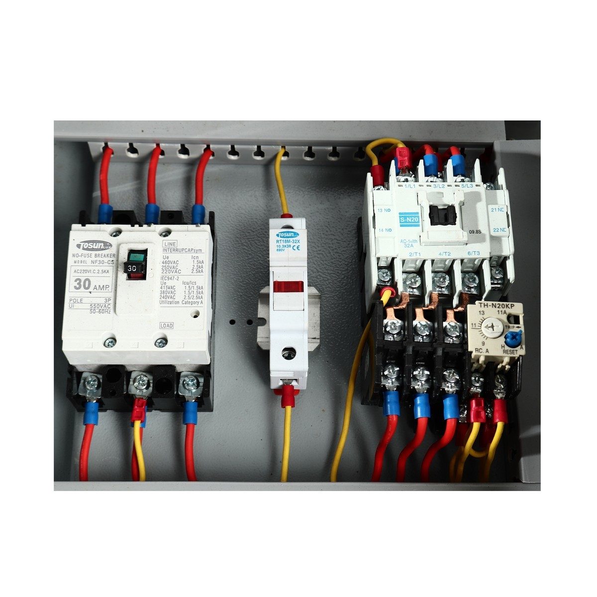 #03-3 ตู้คอนโทรล 5HP 380V N.เฟส N.TIMER