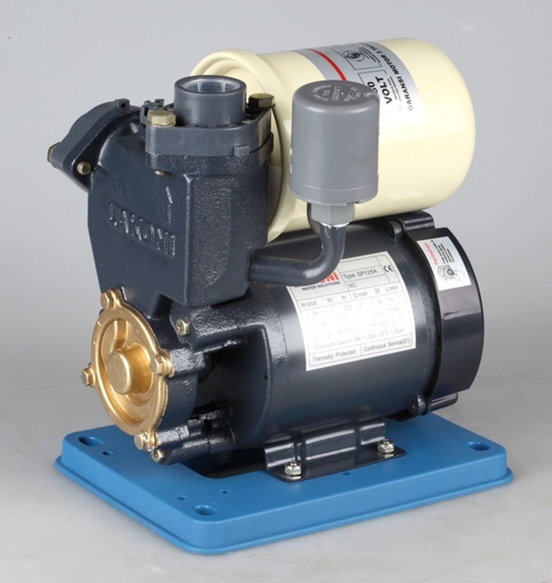 SP-125A ปั๊มน้ำแบบอัตโนมัติดูดเอง