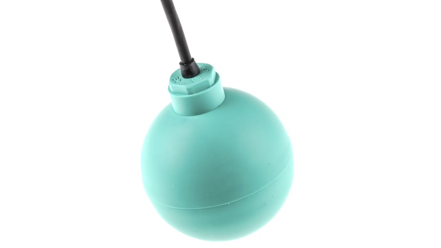 LFL2-BK-U-PUR5-EMS, Pepperl + Fuchs Horizontal Polypropylene Float Switch, Float, 5m Cable, Direct Load