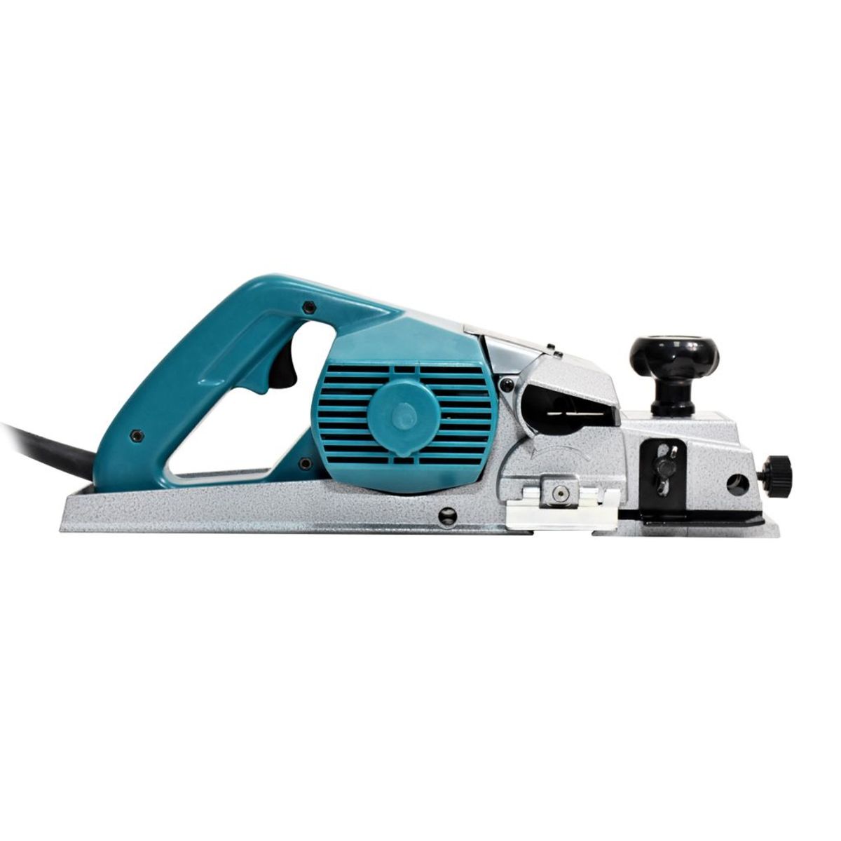 MAKITA กบไสไม้ไฟฟ้า ขนาด 3-1/4 นิ้ว (82 มม.) กำลังไฟ 750 วัตต์ รุ่น 1100 กบกินเนื้อไม้ลึก 3 มม. ความเร็วรอบตัวเปล่า 18,000 รอบ/นาที มีฉนวนสอ