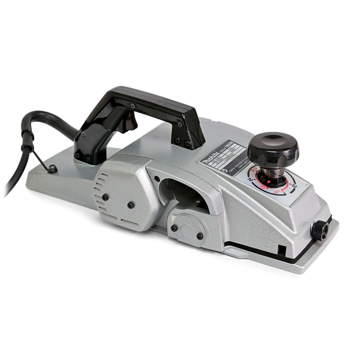 MAKITA กบไสไม้ไฟฟ้า ขนาด 5-3/8 นิ้ว (136 มม.) กำลังไฟ 960 วัตต์ รุ่น 1804N กบกินเนื้อไม้ลึก 3 มม. ความเร็วรอบตัวเปล่า 16,000 รอบ/นาที (มากีต