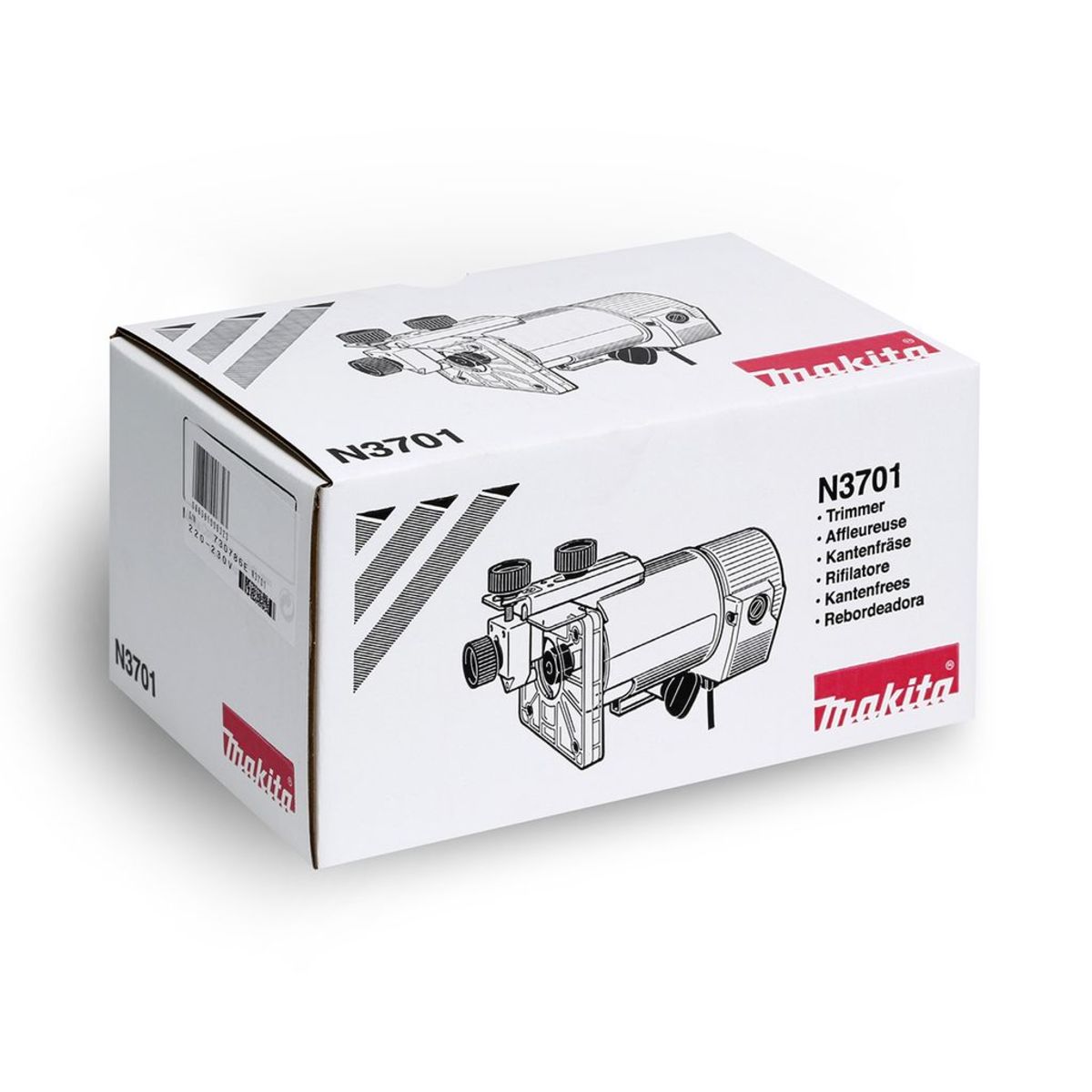 MAKITA เครื่องแกะลายไม้ ขนาด 1/4 นิ้ว (6 มม.) กำลังไฟ 440 วัตต์ รุ่น N3701 ความเร็วรอบ 30,000 รอบ/นาที (มากีต้า)