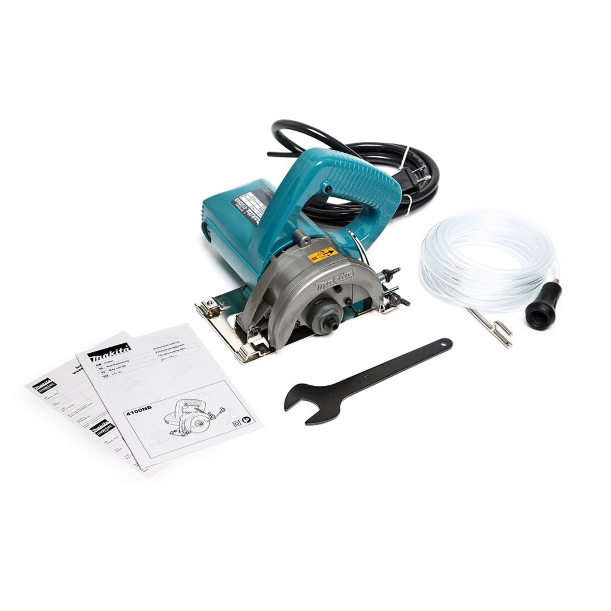 MAKITA เครื่องตัดหิน ขนาด 4 นิ้ว รุ่น 4100NB กำลังไฟ 860 วัตต์ ตัดสูงสุด 34 มม. ความเร็วรอบตัวเปล่า 11,000 รอบ/นาที (มากีต้า)