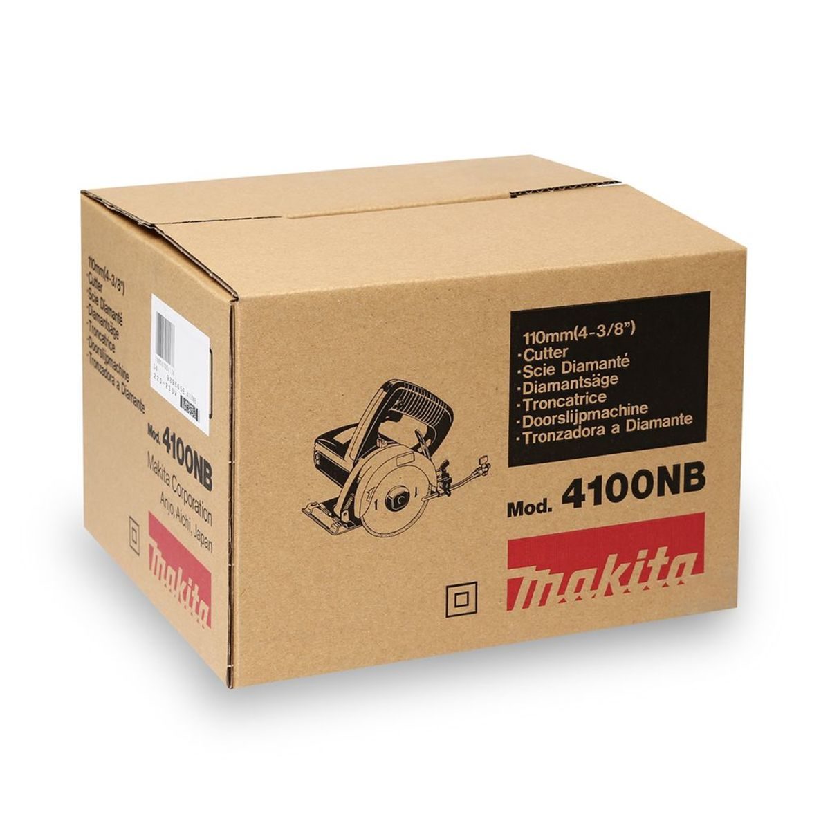 MAKITA เครื่องตัดหิน ขนาด 4 นิ้ว รุ่น 4100NB กำลังไฟ 860 วัตต์ ตัดสูงสุด 34 มม. ความเร็วรอบตัวเปล่า 11,000 รอบ/นาที (มากีต้า)