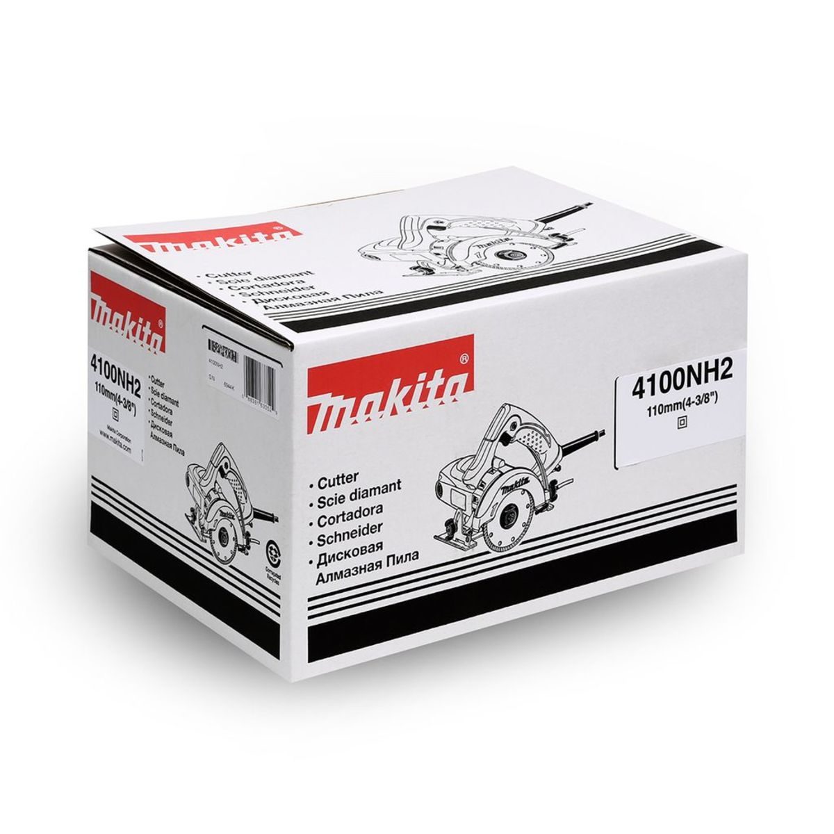 MAKITA เครื่องตัดไฟฟ้า ขนาด 4 นิ้ว (125 มม.) กำลังไฟ 1,400 วัตต์ รุ่น 4100NH2 ความเร็วรอบ 12,200 รอบ/นาที (มากีต้า)