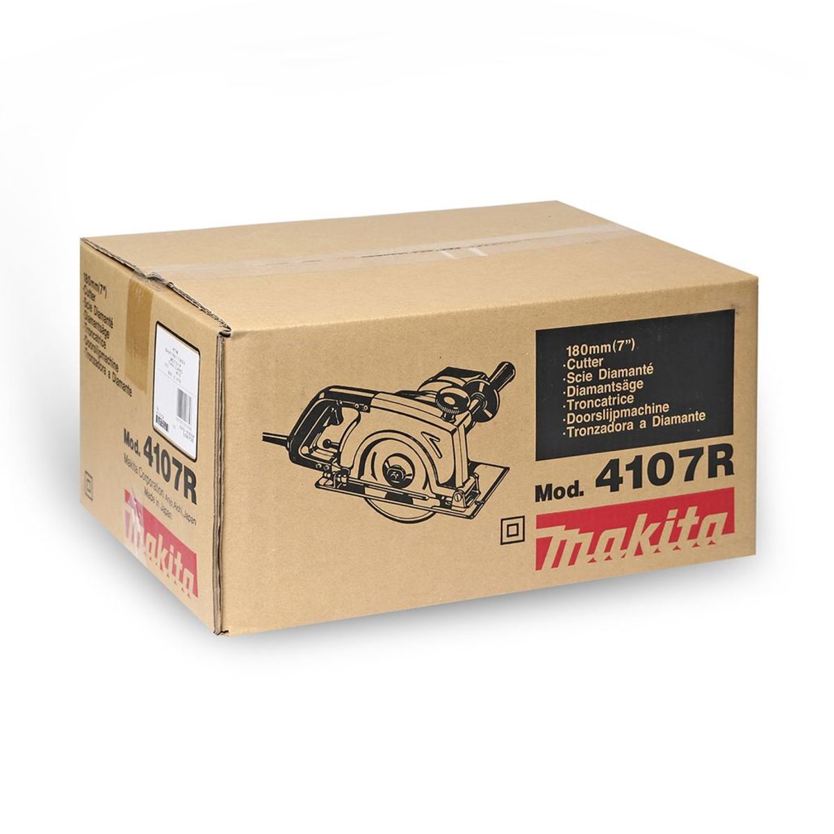 MAKITA เครื่องตัดไฟฟ้า ขนาด 7 นิ้ว (180 มม.) กำลังไฟ 1,400 วัตต์ รุ่น 4107R ความเร็วรอบ 5,000 รอบ/นาที (มากีต้า)