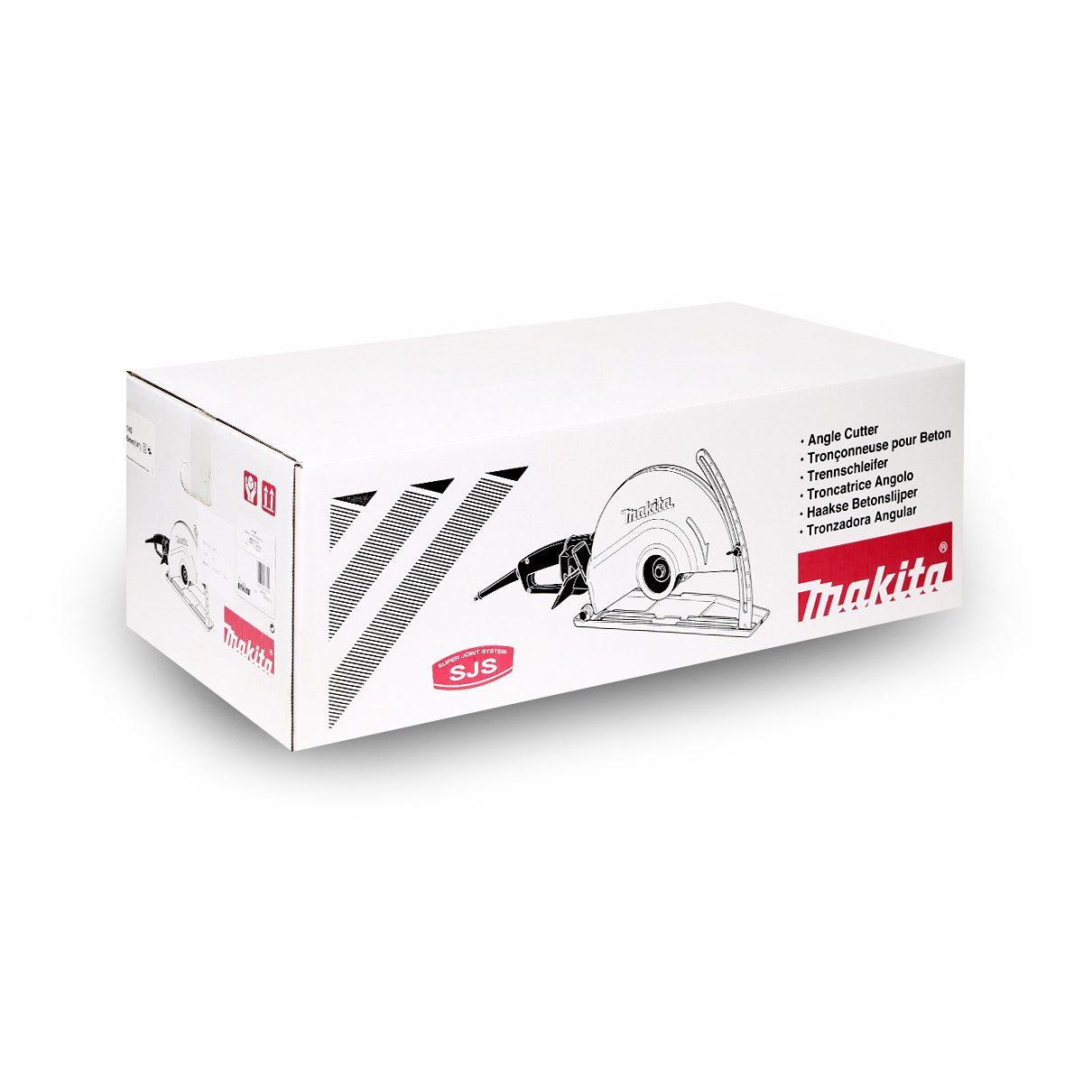 MAKITA เครื่องตัดไฟฟ้า ขนาด 14 นิ้ว (355 มม.)  กำลังไฟ 2,400 วัตต์ รุ่น 4114S ความเร็วรอบ 3,500 รอบ/นาที พร้อมซอฟต์สตาร์ท SJS JOINT (มากีต้า