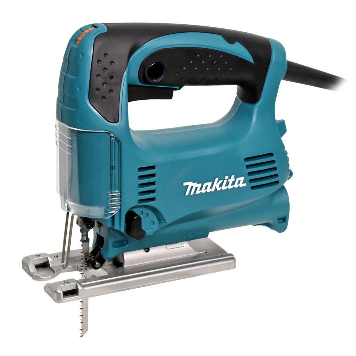 MAKITA เลื่อยจิ๊กซอว์ปรับรอบแบบเตะ B-TYPE กำลังไฟ 450 วัตต์ รุ่น 4329 ความยาวช่วงชัก 18 มม. (11/16 นิ้ว) ความเร็วช่วงชัก 500 - 3,100 จังหวะ/