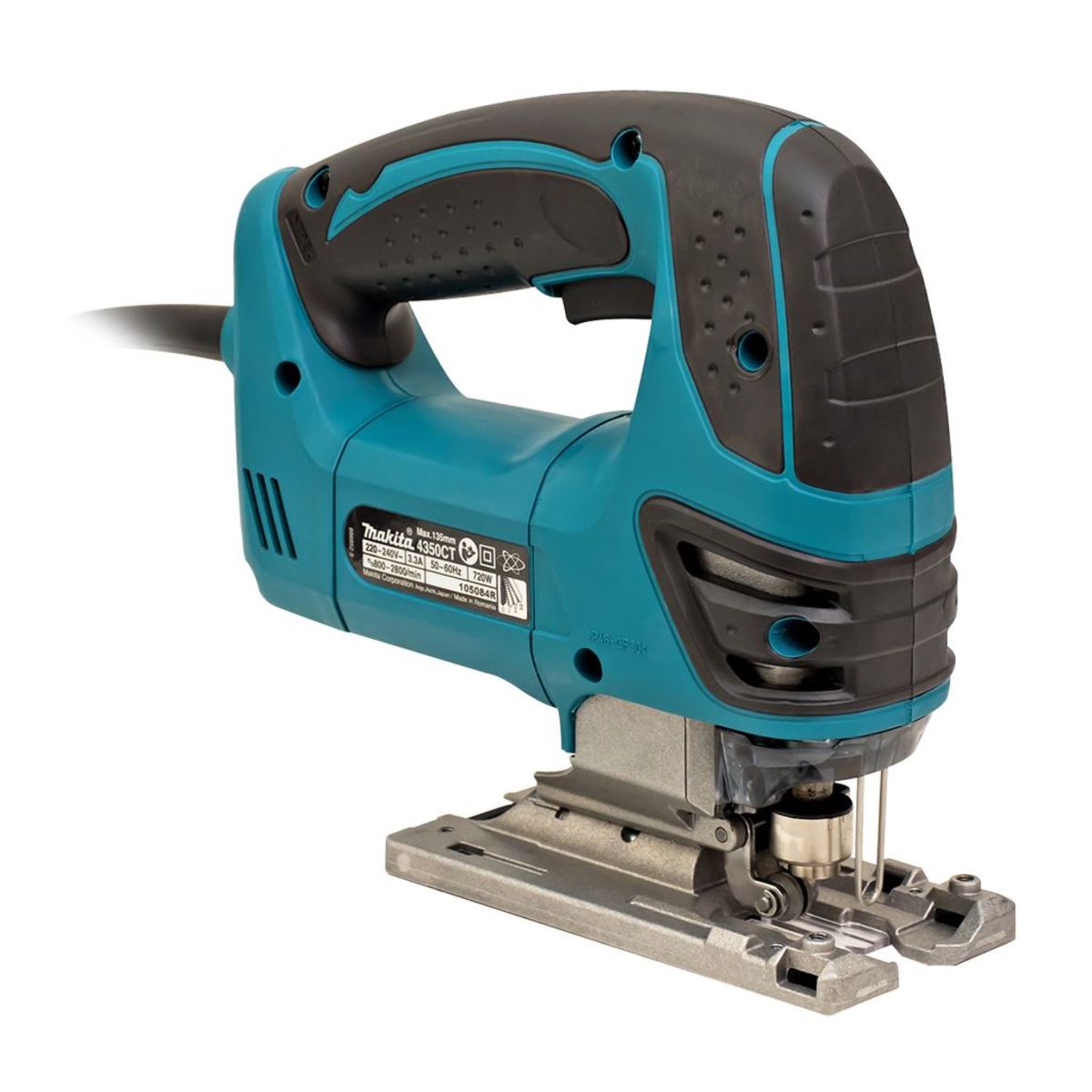 MAKITA เลื่อยจิ๊กซอว์ปรับรอบ B-TYPE กำลังไฟ 720 วัตต์ รุ่น 4350CT ความยาวช่วงชัก 26 มม. ความเร็วช่วงชัก 800-2,800 จังหวะ/นาที มีเทคโนโลยี AV