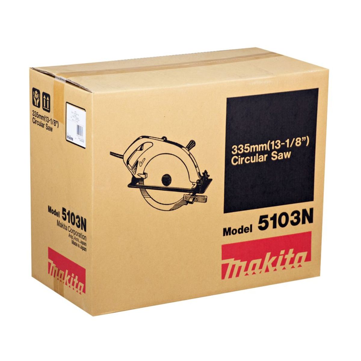 MAKITA เลื่อยวงเดือน ขนาด 13-1/8 นิ้ว (335 มม.) กำลังไฟ 1,750 วัตต์ รุ่น 5103N ความเร็วรอบ 2,900 รอบ/นาที (มากีต้า)