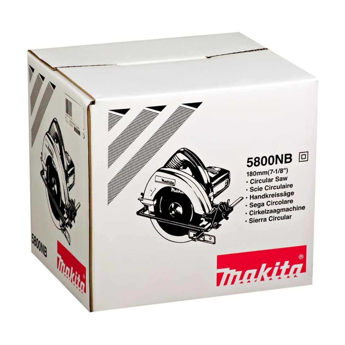 MAKITA เลื่อยวงเดือน ขนาด 7-1/8 นิ้ว (180 มม.) กำลังไฟ 900 วัตต์ รุ่น 5800NB ความเร็วรอบตัวเปล่า 4,500 รอบ/นาที (มากีต้า)