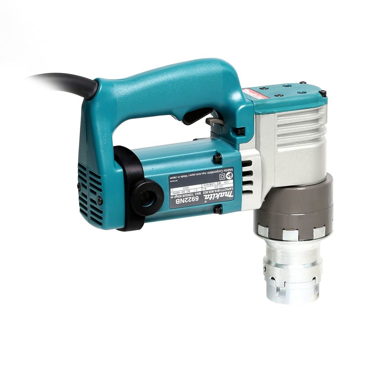 MAKITA เครื่องขันน็อตตัดปลายไฟฟ้า กำลังไฟ 1,330 วัตต์ รุ่น 6922NB แรงบิดสูงสุด 804 นิวตันเมตร มีฉนวนสองชั้น กล่องสามารถพกพาได้ (มากีต้า)