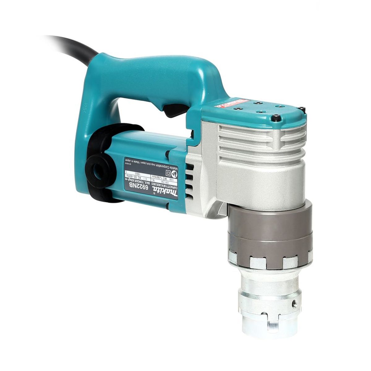 MAKITA เครื่องขันน็อตตัดปลายไฟฟ้า กำลังไฟ 1,330 วัตต์ รุ่น 6922NB แรงบิดสูงสุด 804 นิวตันเมตร มีฉนวนสองชั้น กล่องสามารถพกพาได้ (มากีต้า)