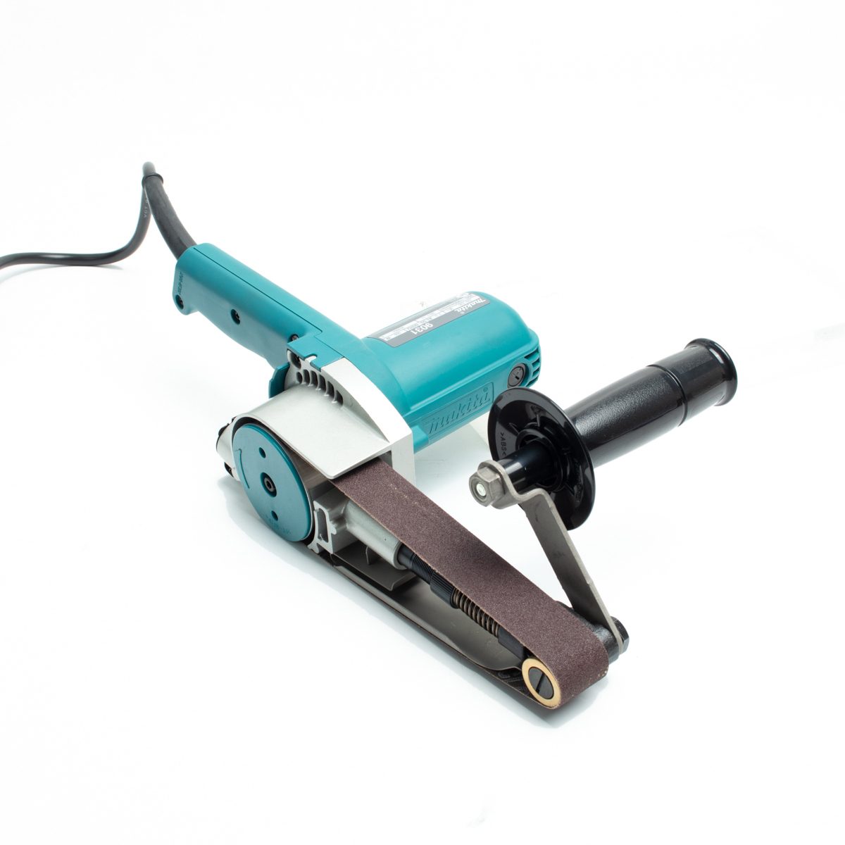 MAKITA เครื่องขัดกระดาษทรายสายพาน ขนาด 1-3/16 X 21 นิ้ว กำลังไฟ 550 วัตต์ รุ่น 9031 สายพานปรับความเร็วได้ ฉนวนสองชั้น มีระบบกำจัดฝุ่น (มากีต