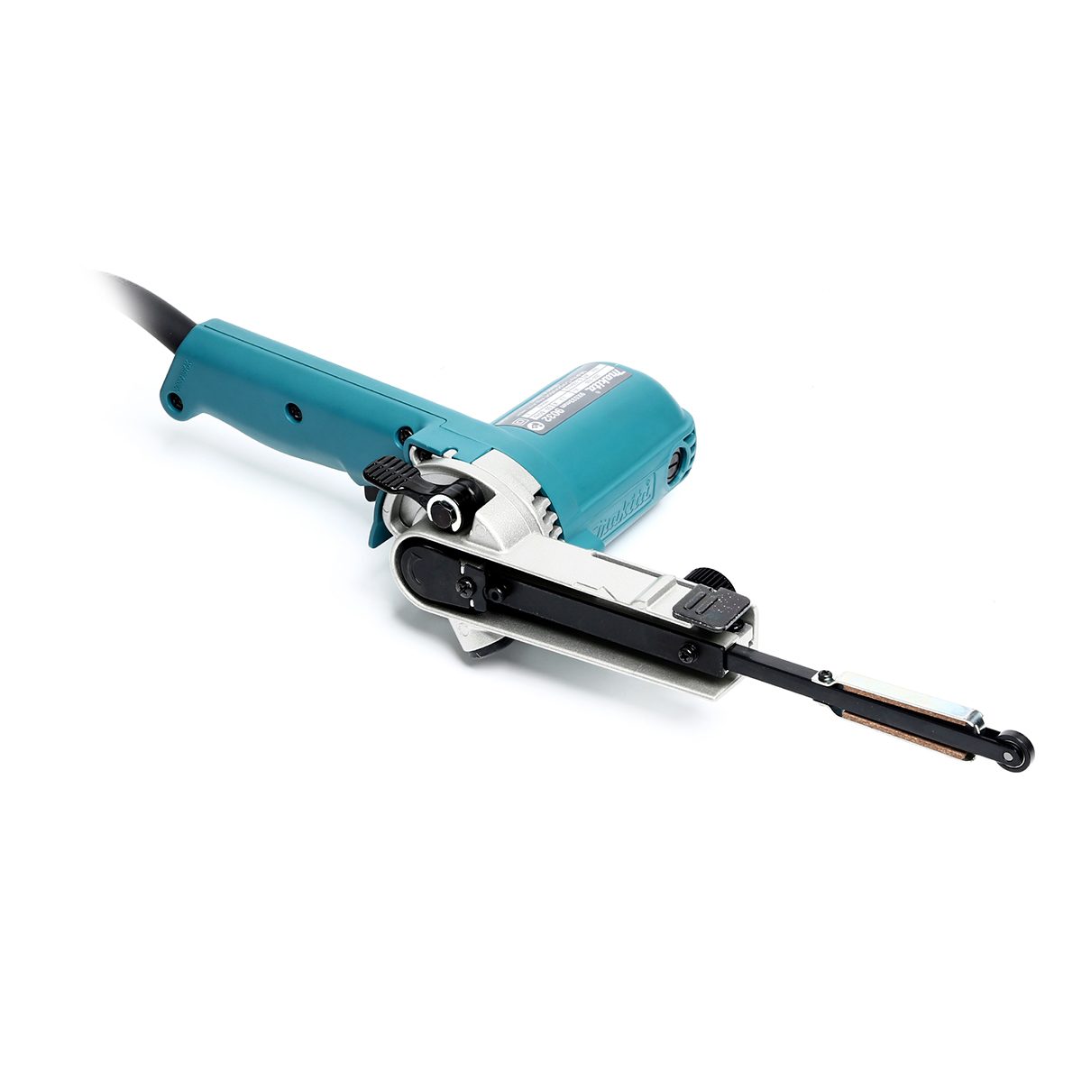 MAKITA เครื่องขัดกระดาษทรายสายพาน ขนาด 3/8 X 21 นิ้ว กำลังไฟ 500 วัตต์ รุ่น 9032 ขัดได้ลึกสูงสุด 110 มม. มีฉนวนสองชั้น มีระบบกำจัดฝุ่น (มากี