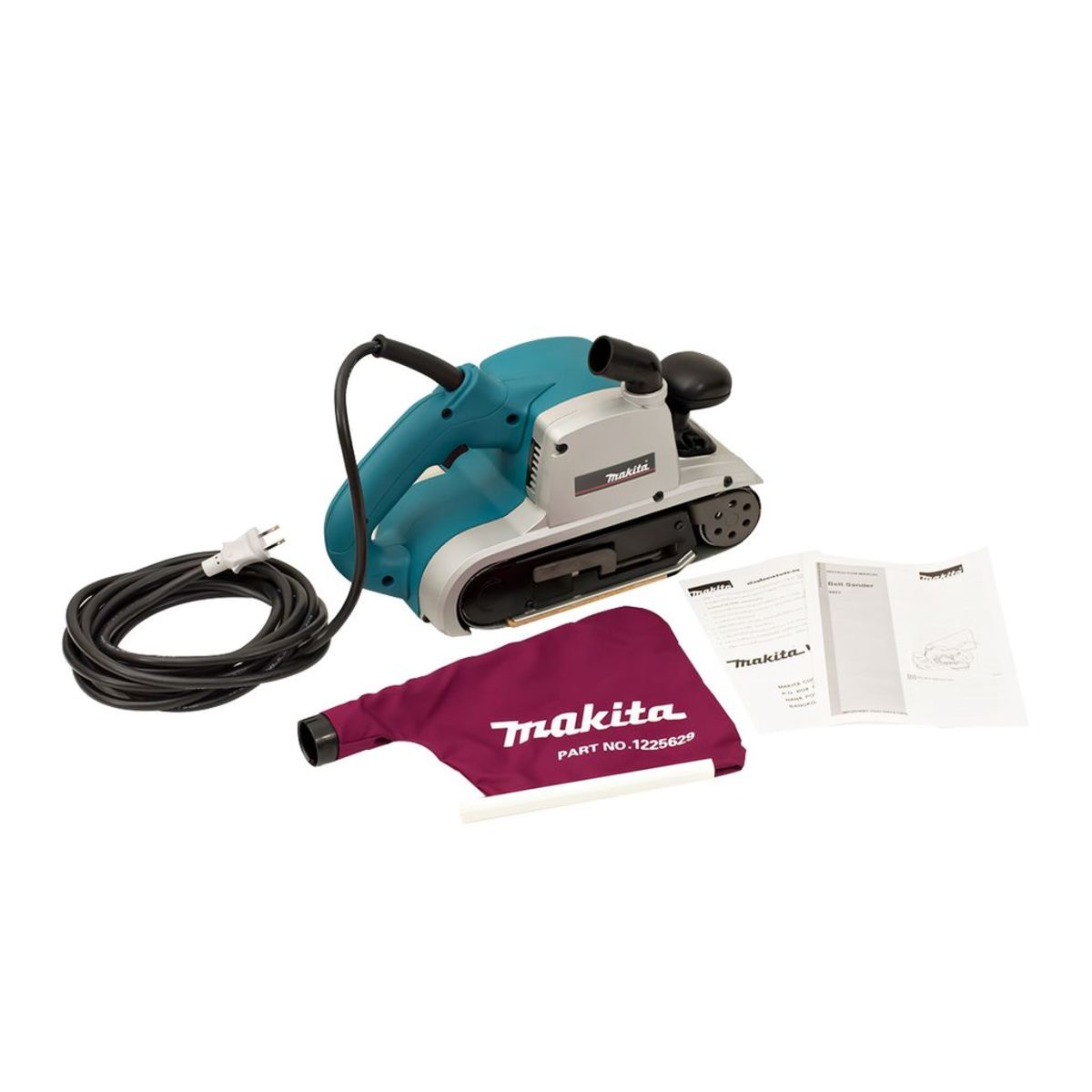MAKITA เครื่องขัดกระดาษทรายสายพาน ขนาด 4 X 24 นิ้วกำลังไฟ 1,200 วัตต์ รุ่น 9403 ฉนวนสองชั้น มีถุงเก็บฝุ่น (มากีต้า)