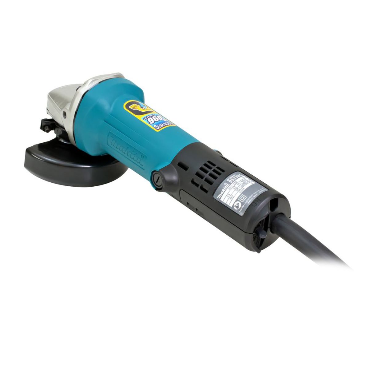 เครื่องเจียร์ไฟฟ้า MAKITA ขนาด 4 นิ้ว กำลังไฟ 720 วัตต์ รุ่น 9533BL ความเร็วรอบตัวเปล่า 9,000 รอบ/นาที รอบช้า มีฉนวนสองชั้น (มากีต้า)