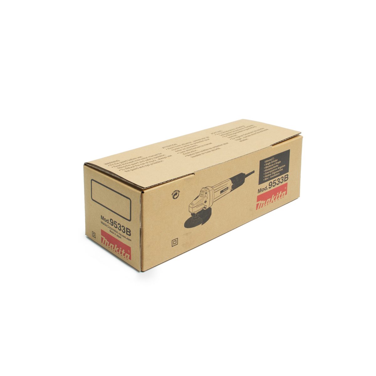 เครื่องเจียร์ไฟฟ้า MAKITA ขนาด 4 นิ้ว กำลังไฟ 720 วัตต์ รุ่น 9533B ความเร็วรอบตัวเปล่า 12,000 รอบ/นาที รอบเร็ว มีฉนวนสองชั้น (มากีต้า)