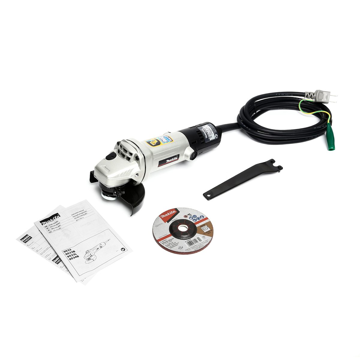 เครื่องเจียร์ไฟฟ้า MAKITA ขนาด 4 นิ้ว กำลังไฟ 720 วัตต์ รุ่น 9533L ความเร็วรอบตัวเปล่า 9,000 รอบ/นาที รอบช้า (มากีต้า)
