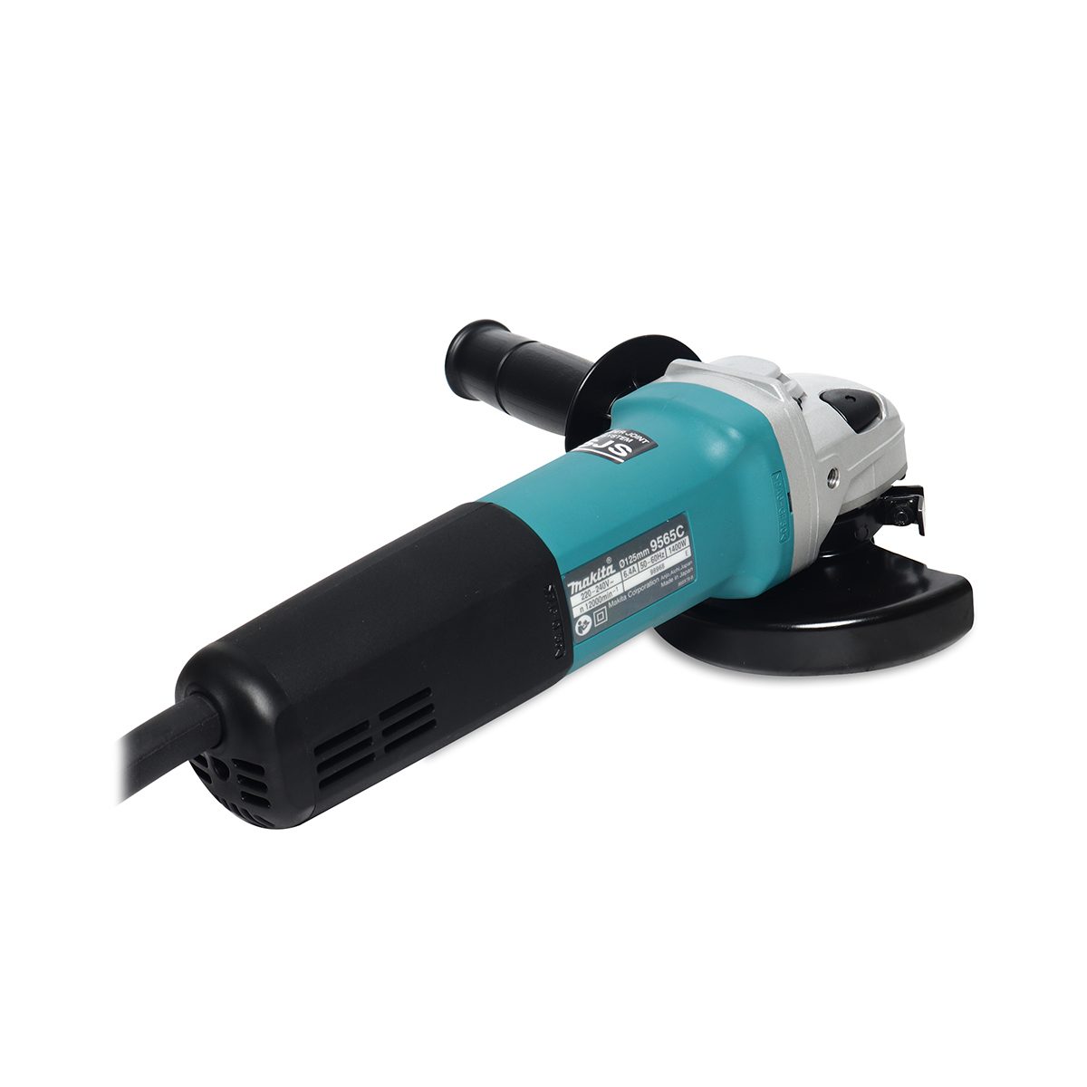 MAKITA เครื่องเจียรไฟฟ้า ขนาด 5 นิ้ว กำลังไฟ 1,400 วัตต์ รุ่น 9565C ความเร็วรอบตัวเปล่า 11,000 รอบ/นาที มีระบบเก็บฝุ่น มีระบบ SJS เหมาะสำหรั
