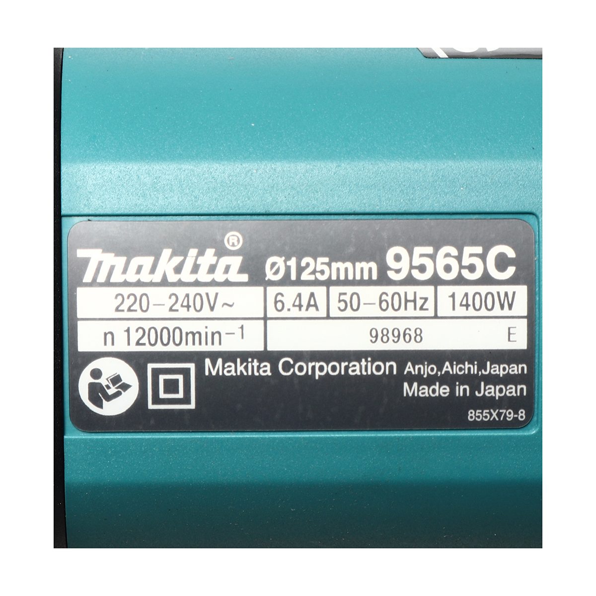 MAKITA เครื่องเจียรไฟฟ้า ขนาด 5 นิ้ว กำลังไฟ 1,400 วัตต์ รุ่น 9565C ความเร็วรอบตัวเปล่า 11,000 รอบ/นาที มีระบบเก็บฝุ่น มีระบบ SJS เหมาะสำหรั