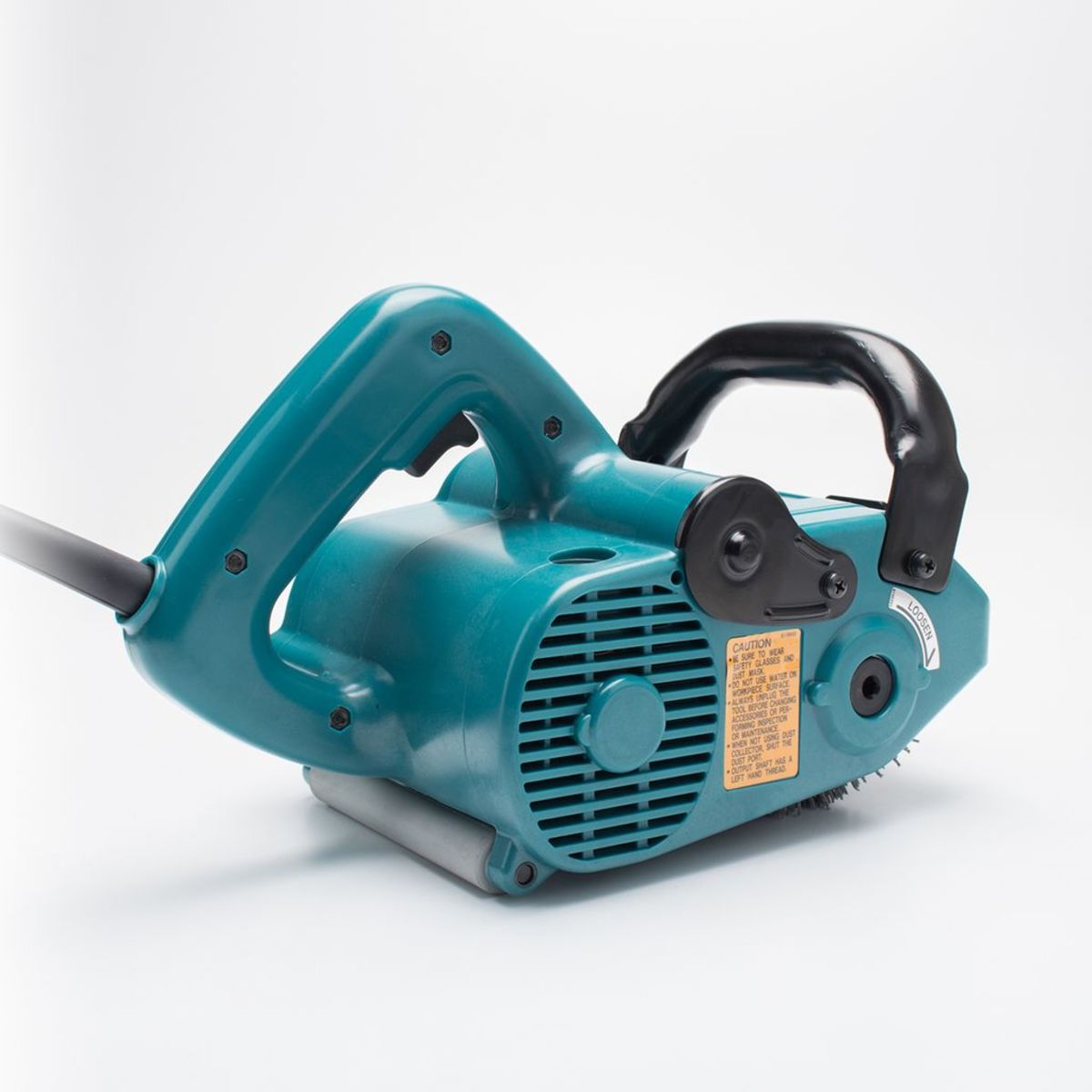 MAKITA เครื่องขัดลายไม้แปรงไนล่อน ขนาด 100 X 120 มม. (4 X 4-3/4 นิ้ว) กำลังไฟ 860 วัตต์ รุ่น 9741 ความเร็วรอบตัวเปล่า 3,500 รอบ/นาที มีระบบก