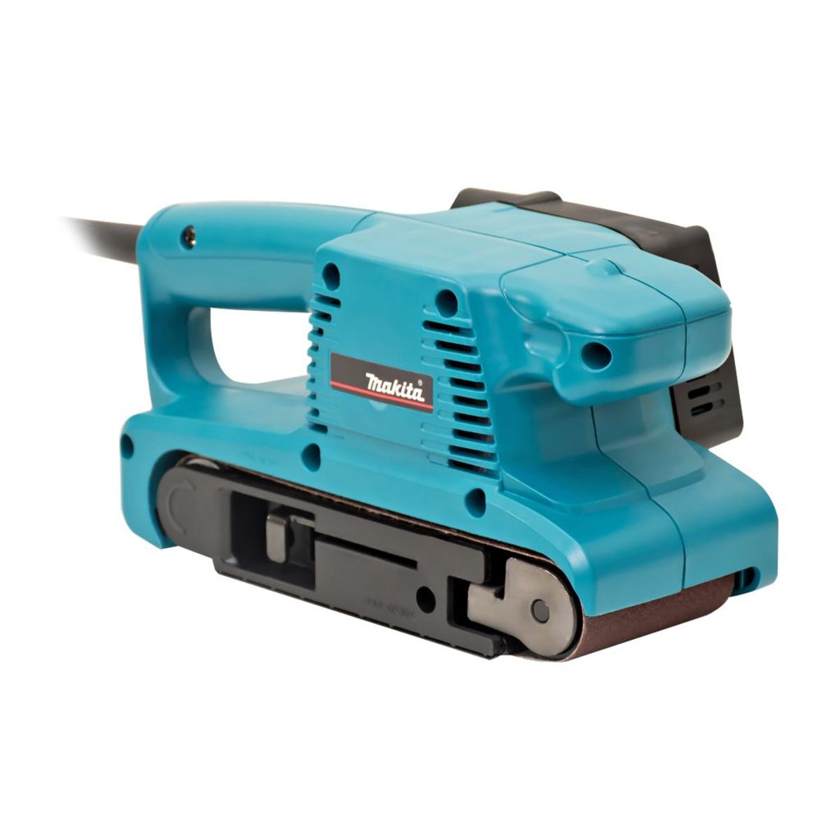 MAKITA เครื่องขัดกระดาษทรายสายพาน ขนาด 3X18 นิ้ว กำลังไฟ 650 วัตต์ รุ่น 9910 มีถุงเก็บฝุ่น ฉนวนสองชั้น มีระบบกำจัดฝุ่น (มากีต้า)