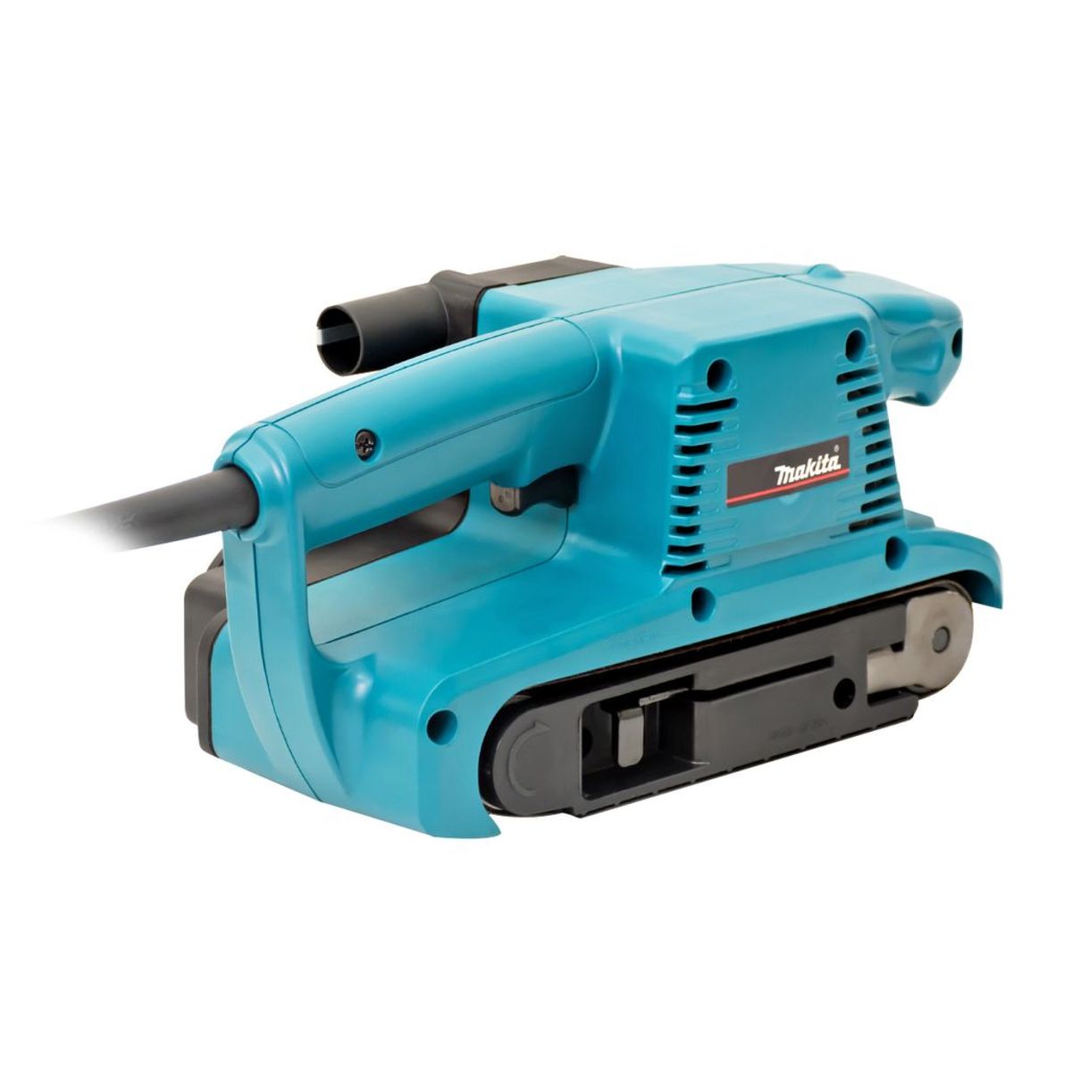 MAKITA เครื่องขัดกระดาษทรายสายพาน ขนาด 3X18 นิ้ว กำลังไฟ 650 วัตต์ รุ่น 9910 มีถุงเก็บฝุ่น ฉนวนสองชั้น มีระบบกำจัดฝุ่น (มากีต้า)