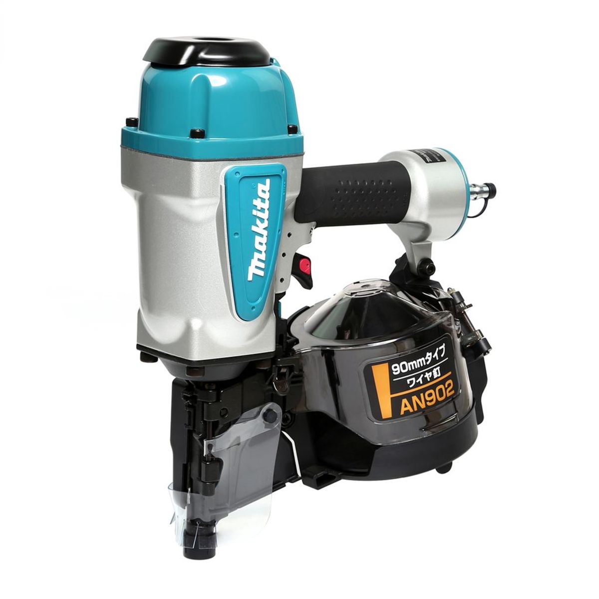 MAKITA เครื่องยิงตะปูม้วน ขนาดตะปู 45-90 มม. รุ่น AN902 แรงดันลม 60-120 PSI ความจุตะปู 150-300 ชิ้น (มากีต้า)