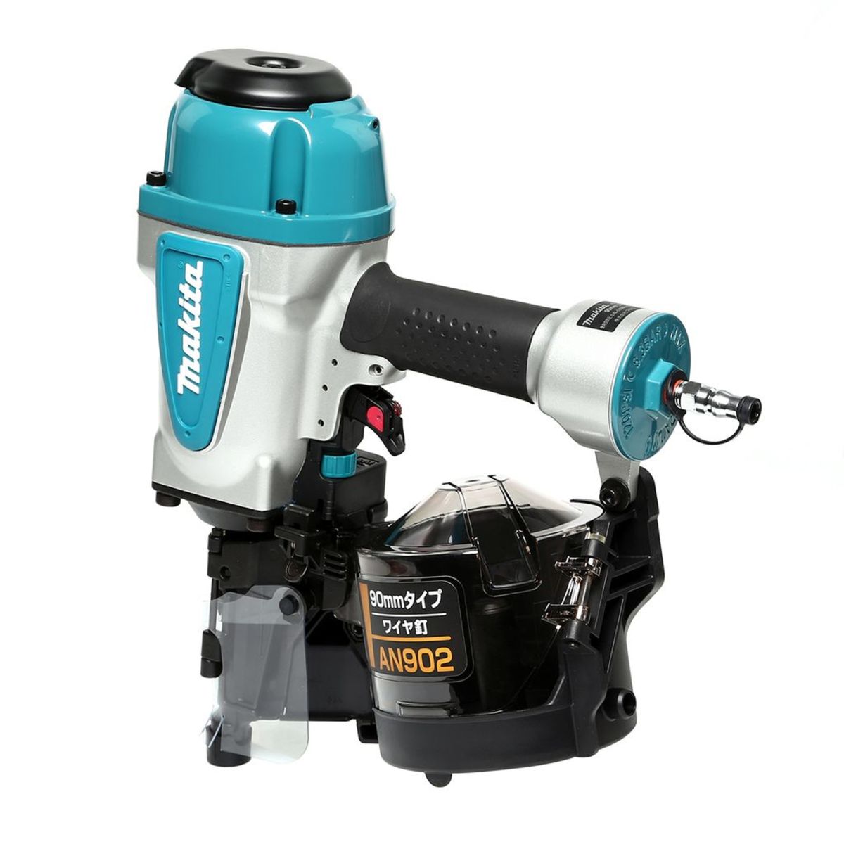 MAKITA เครื่องยิงตะปูม้วน ขนาดตะปู 45-90 มม. รุ่น AN902 แรงดันลม 60-120 PSI ความจุตะปู 150-300 ชิ้น (มากีต้า)
