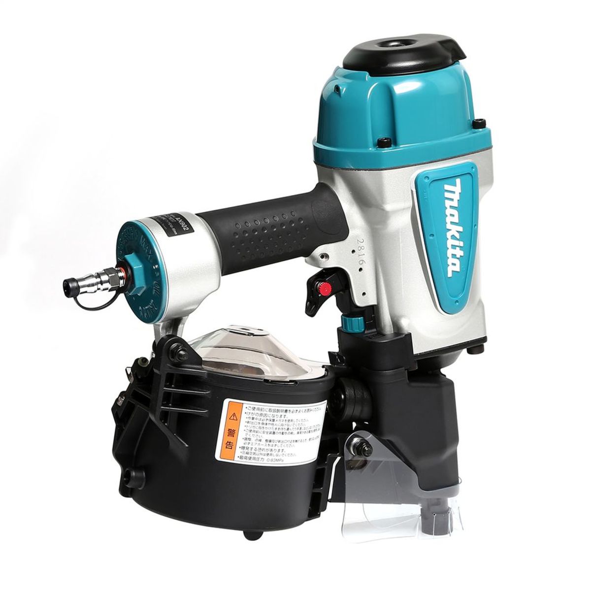 MAKITA เครื่องยิงตะปูม้วน ขนาดตะปู 45-90 มม. รุ่น AN902 แรงดันลม 60-120 PSI ความจุตะปู 150-300 ชิ้น (มากีต้า)