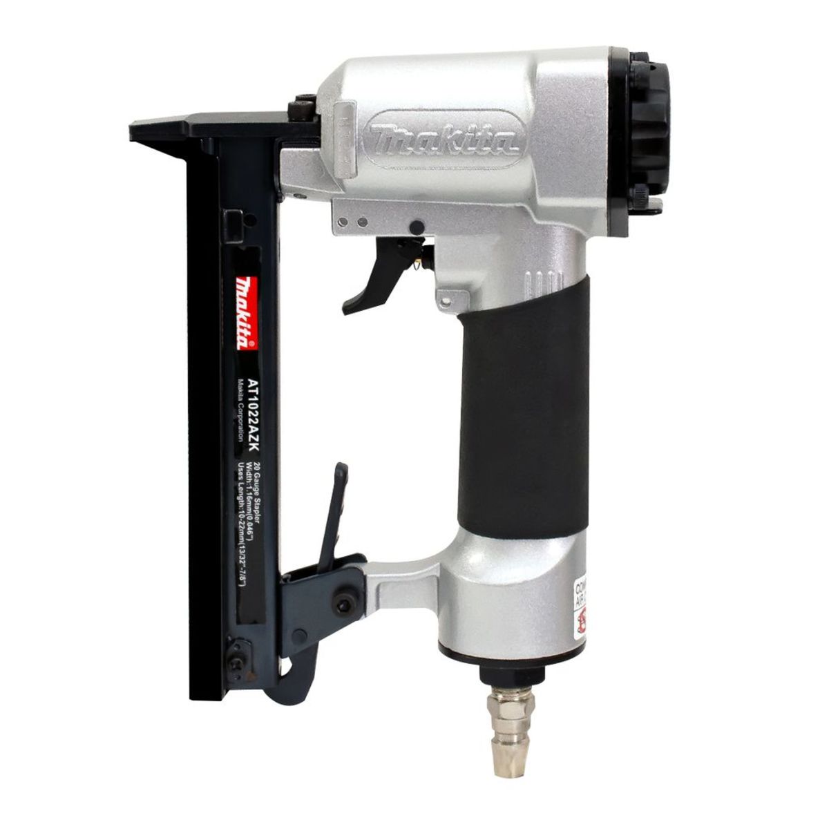 MAKITA เครื่องยิงตะปูลม รุ่น AT-1022AZK ขนาดตะปู 10-22 มม. แรงดันลม 60-100 PSIG ความจุตะปู 100 ชิ้น (มากีต้า)