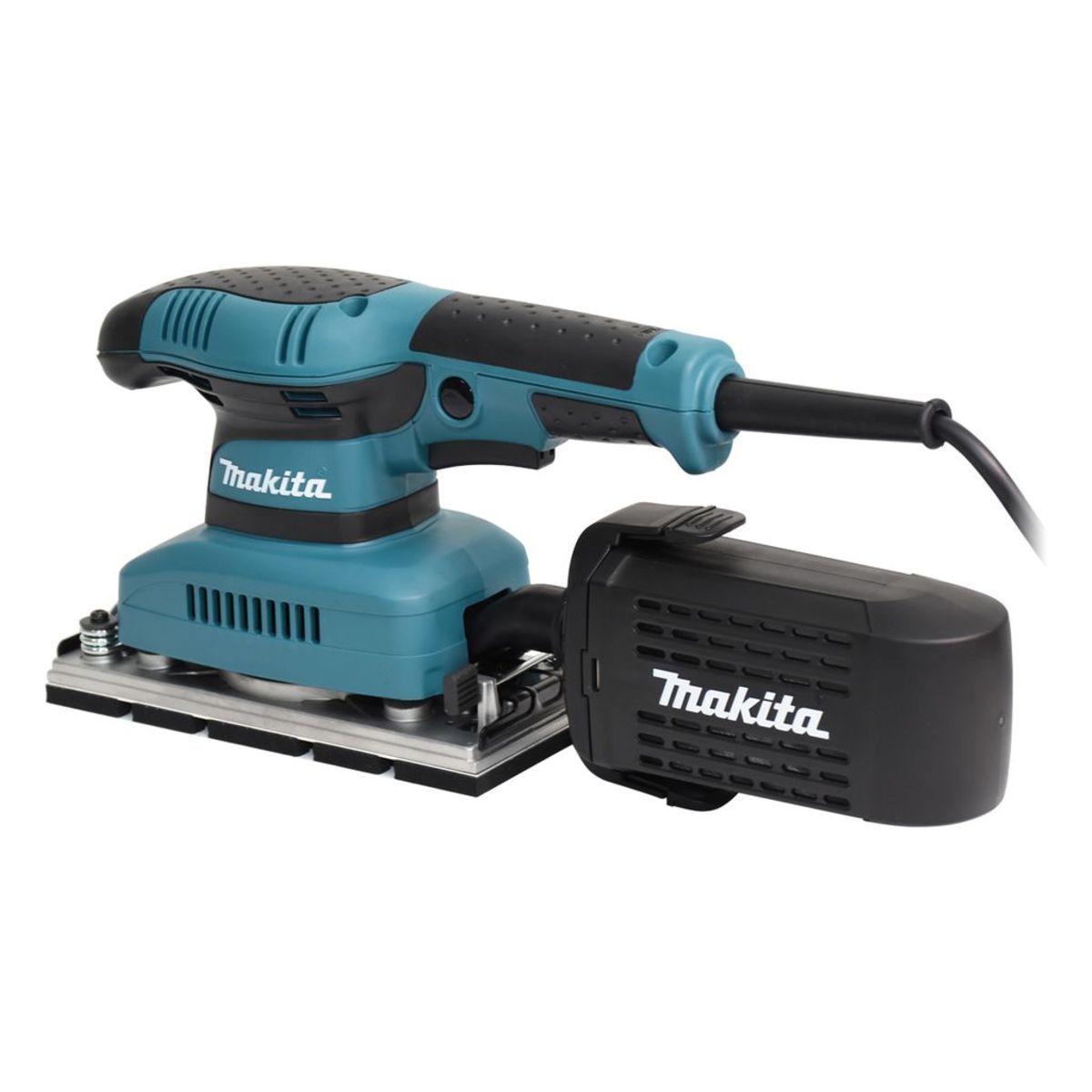 MAKITA เครื่องขัดกระดาษทรายสั่น 93 X 228 มม. (3-5/8 X 9 นิ้ว) กำลังไฟ 190 วัตต์ รุ่น BO-3710 ความเร็วการขัด 11,000 OPM ฉนวนสองชั้น มีสวิตช์ป