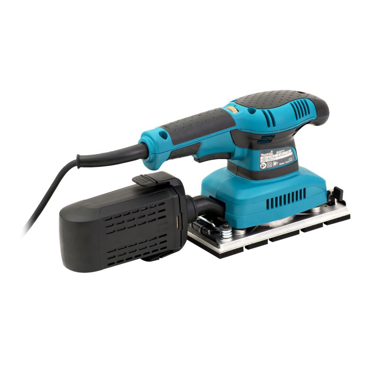 MAKITA เครื่องขัดกระดาษทรายสั่นช้า-เร็ว รุ่น BO-3711 กำลังไฟ 190 วัตต์ ขนาดกระดาษทราย 93 X 228 มม. ความเร็วในการขัดต่อนาที 4000-11000 OPM (ม