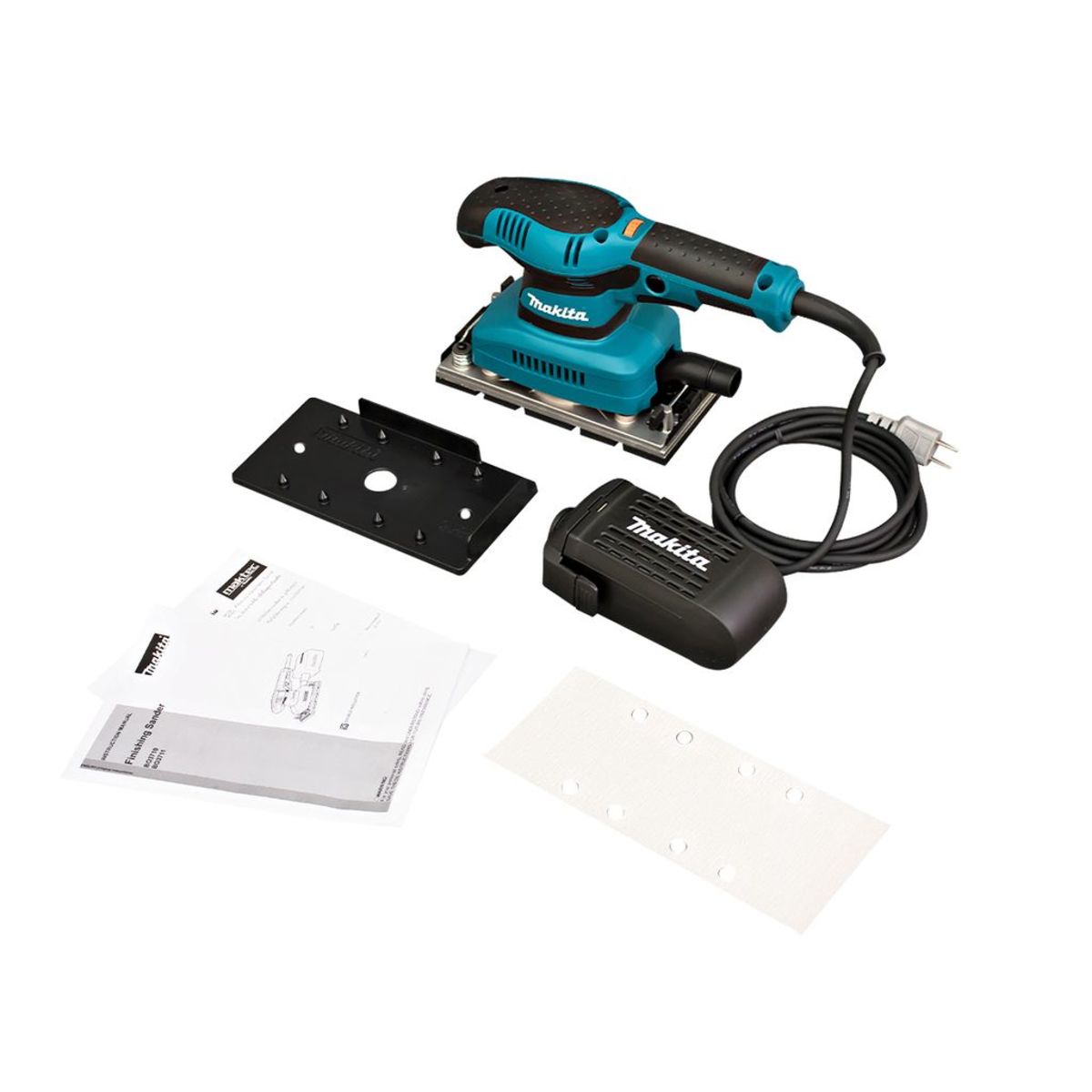 MAKITA เครื่องขัดกระดาษทรายสั่นช้า-เร็ว รุ่น BO-3711 กำลังไฟ 190 วัตต์ ขนาดกระดาษทราย 93 X 228 มม. ความเร็วในการขัดต่อนาที 4000-11000 OPM (ม