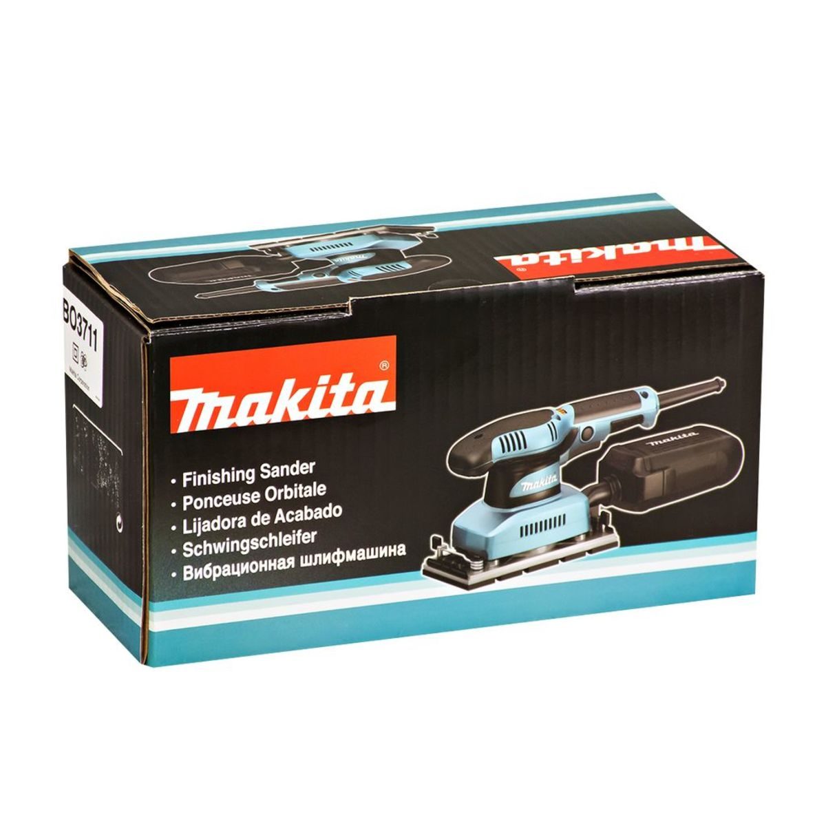 MAKITA เครื่องขัดกระดาษทรายสั่นช้า-เร็ว รุ่น BO-3711 กำลังไฟ 190 วัตต์ ขนาดกระดาษทราย 93 X 228 มม. ความเร็วในการขัดต่อนาที 4000-11000 OPM (ม