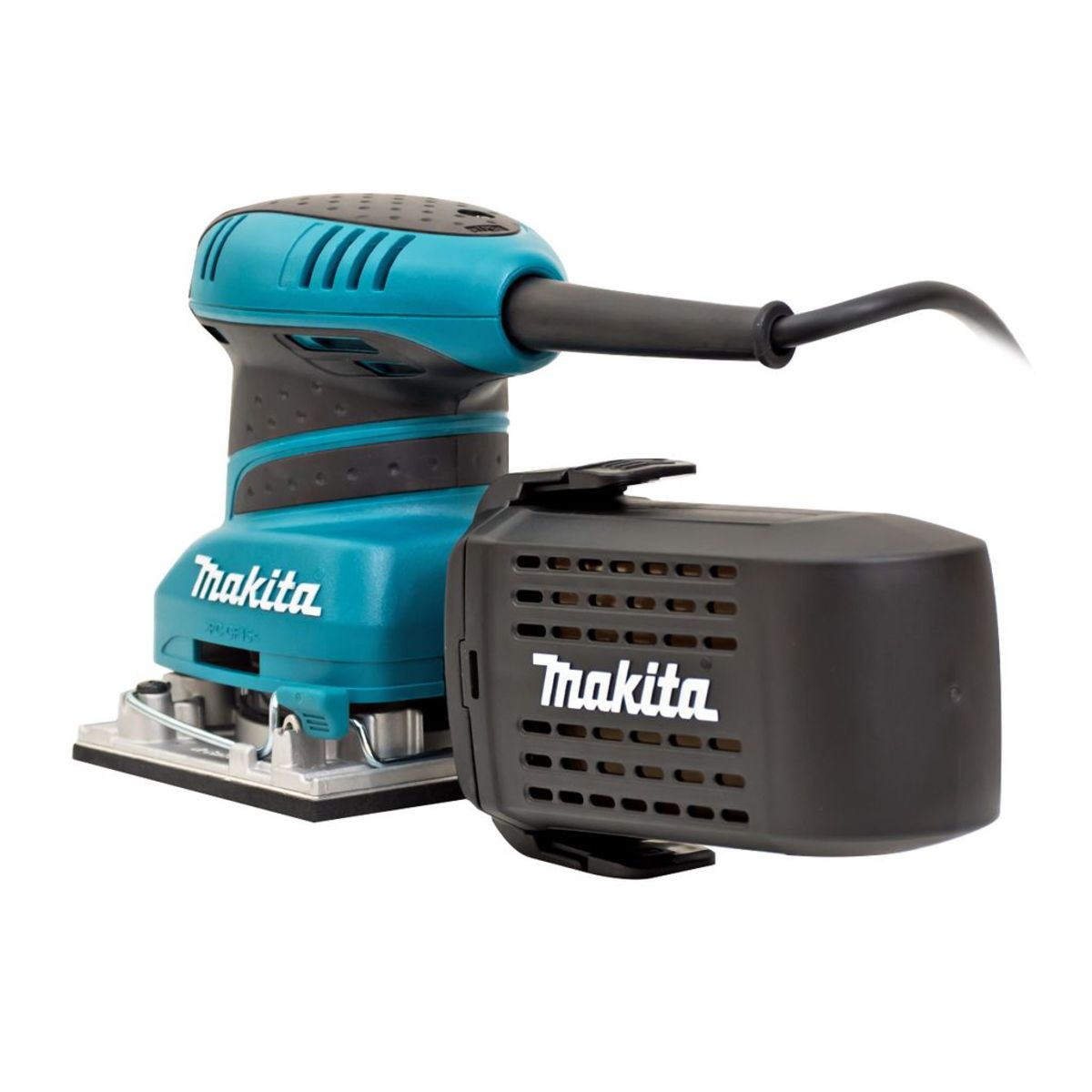 MAKITA เครื่องขัดกระดาษทรายสั่น ขนาด 114 X 140 มม. (4-1/2 X 5-1/2 นิ้ว) กำลังไฟ 200 วัตต์ รุ่น BO-4558 ความเร็วการขัด14,000 OPM มีฉนวนสองชั้
