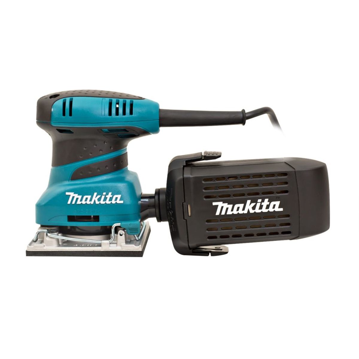 MAKITA เครื่องขัดกระดาษทรายสั่น ขนาด 114 X 140 มม. (4-1/2 X 5-1/2 นิ้ว) กำลังไฟ 200 วัตต์ รุ่น BO-4558 ความเร็วการขัด14,000 OPM มีฉนวนสองชั้
