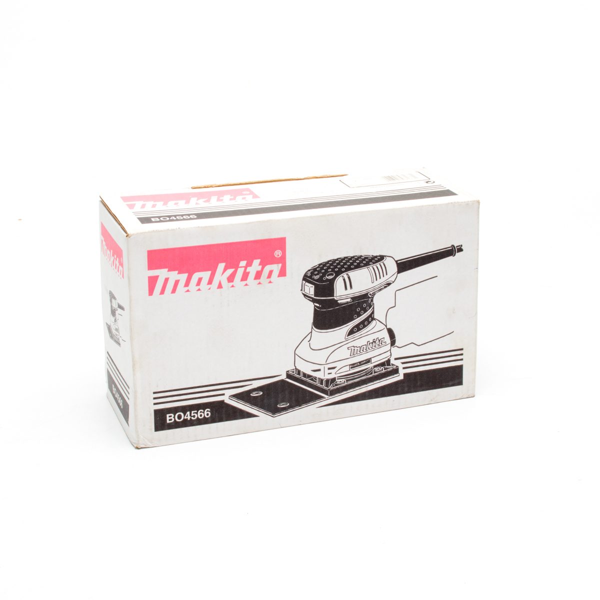 MAKITA เครื่องขัดกระดาษทรายสั่น ขนาด 102 X 166 มม. (4 X 6-1/2 นิ้ว) กำลังไฟ 200 วัตต์ รุ่น BO-4566 ความเร็วการขัด 14,000 ครั้ง/นาที มีฉนวนสอ