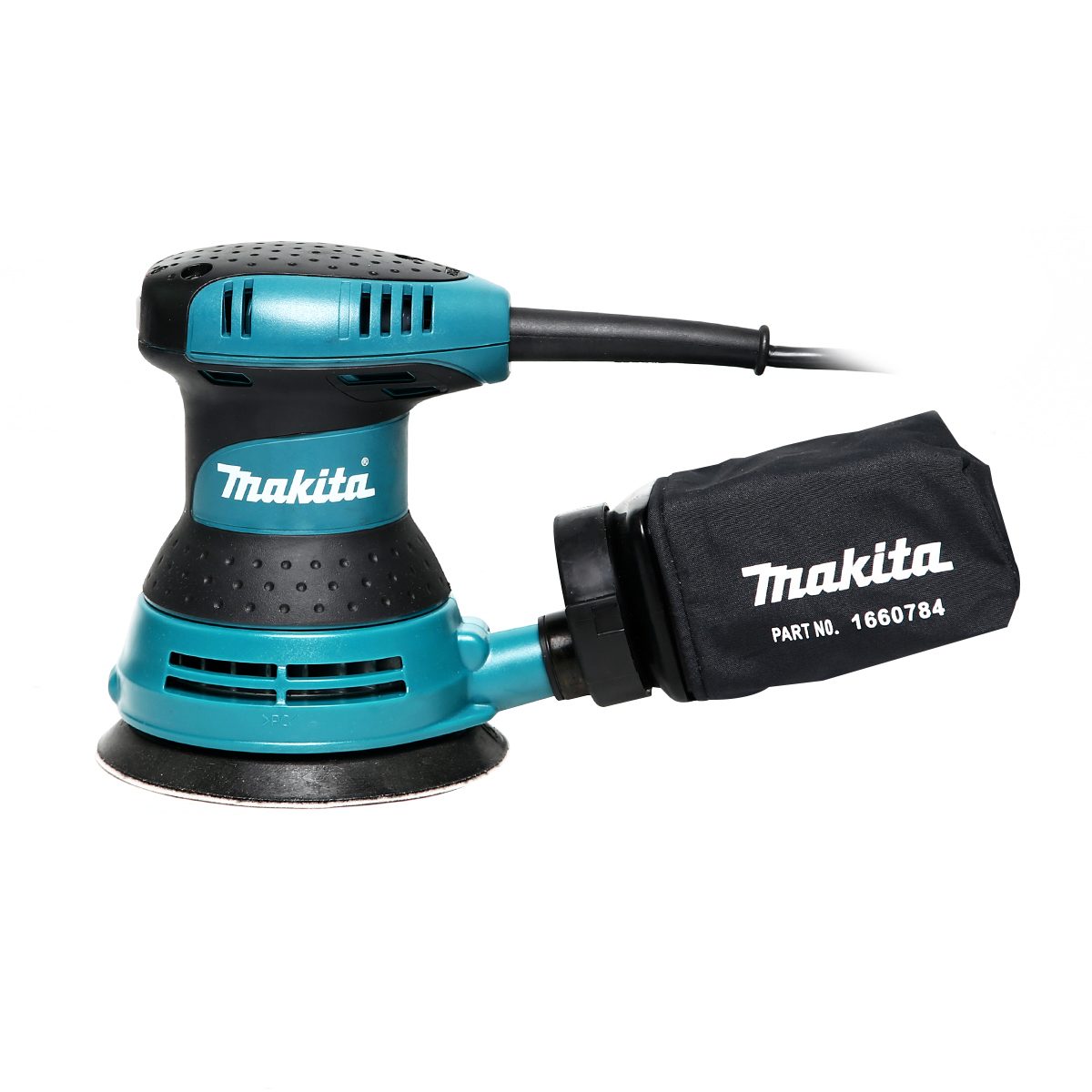 MAKITA เครื่องขัดกระดาษทรายสั่นสุ่ม ขนาด 5 นิ้ว (125 มม.) กำลังไฟ 300 วัตต์ รุ่น BO-5030 ความเร็วการขัด 12,000 ครั้ง/นาที ฉนวนสองชั้น มีระบบ