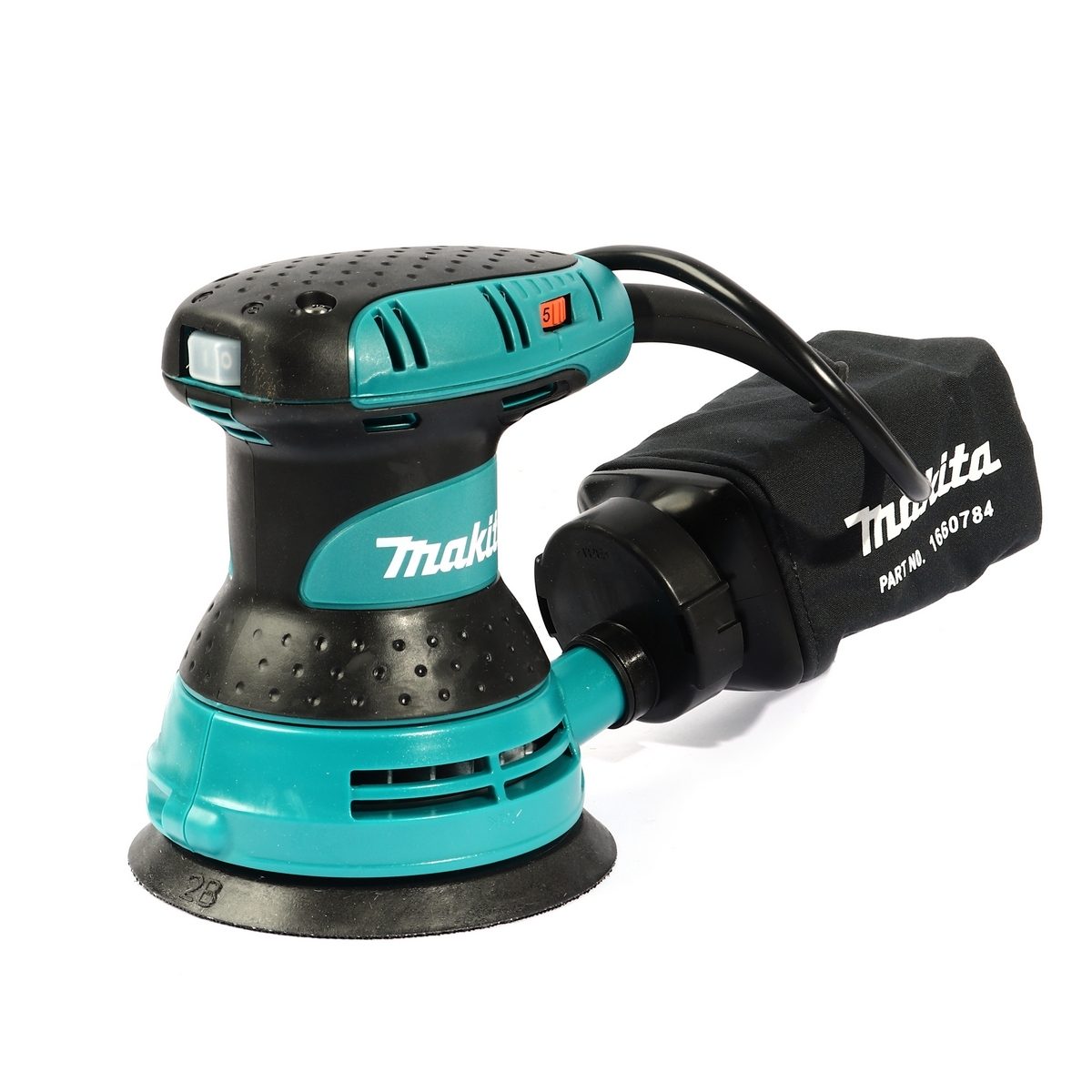 MAKITA เครื่องขัดกระดาษทรายกลมสั่นสุ่ม ขนาด 5 นิ้ว (125 มม.) กำลังไฟ 300 วัตต์ รุ่น BO-5031 ความเร็วการขัด 12,000 ครั้ง/นาที ฉนวนสองชั้น (มา